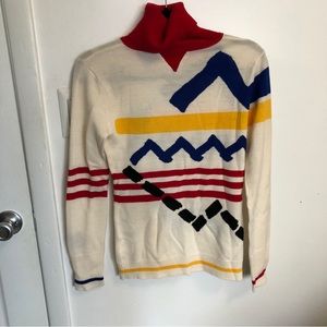 jcc x rossignol turtleneck apres ski sweater